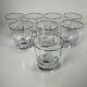 Mikasa Executive Double Old Fashioned Whiskey Crystal Glass Par Golf Set Lot (8)
