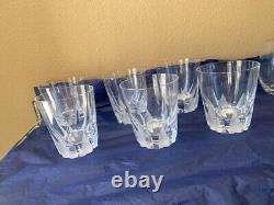 Mikasa Flame DAmore Damore 6 Executive Double Old Fashioned Glasses