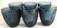 Mikasa Italian Countryside Blue Double Old Fashioned Glasses 10-Ounce Set of 6