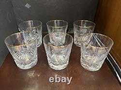 Mikasa NWT 6 Double Old Fashioned Whiskey Tumbler Glasses With Original Tags