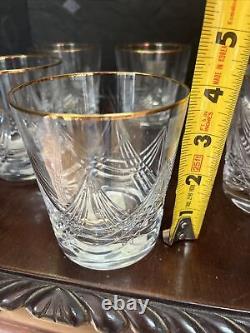 Mikasa NWT 6 Double Old Fashioned Whiskey Tumbler Glasses With Original Tags