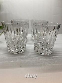 Mikasa OLD DUBLIN Double Old Fashioned Crystal Glasses NEW withtags Set Of 4