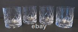 Mikasa Olympus Crystal Double Old Fashioned Rocks Glasses / Set of 4