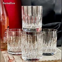 Mikasa Park Ave Double Old Fashioned Vintage Blown glasses Set of 4