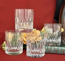 Mikasa Park Ave Double Old Fashioned Vintage Blown glasses Set of 4