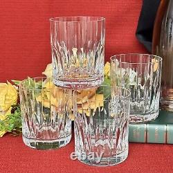 Mikasa Park Ave Double Old Fashioned Vintage Blown glasses Set of 4