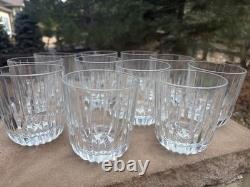 Mikasa Park Lane Crystal 8 Oz Double Old Fashioned Glass Set Of 11 Excellent