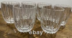 Mikasa Park Lane Crystal Executive Double Old Fashion Tumblers 4 Set Of 6