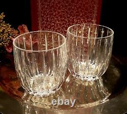 Mikasa Park Lane Double Old Fashioned Executive Vintage Crystal Barware Set 2