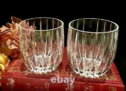 Mikasa Park Lane Double Old Fashioned Executive Vintage Crystal Barware Set 2