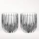 Mikasa Park Lane Executive Double Old Fashioned Glasses Set of 2 Excellent