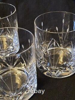 Mikasa Petit Points Double Old Fashioned Crystal Glass Set of 3