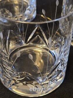 Mikasa Petit Points Double Old Fashioned Crystal Glass Set of 3