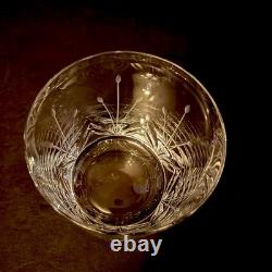 Mikasa Petit Points Set Of 4 Double Old Fashioned Cut Crystal Glasses 3 7/8 EUC