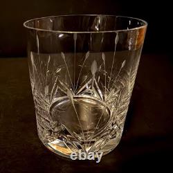 Mikasa Petit Points Set Of 4 Double Old Fashioned Cut Crystal Glasses 3 7/8 EUC