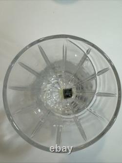 Mikasa Uptown Double Old Fashioned Cut Crystal Highball Glass Germany Lot Of 4
