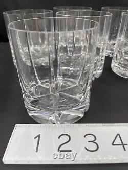 Miller Rogaska Crystal Tumbler Glasses Double Old Fashioned 8 Dinner Table Bar