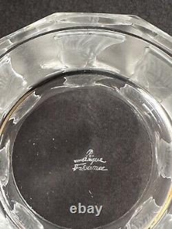 Mint! Signed Lalique Crystal 4 Femmes Double Old Fashioned Whiskey Tumbler