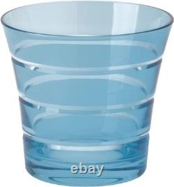 Mixed Color Whiskey Glass Set Mouth-Blown Double Old Fashioned Glasses 6