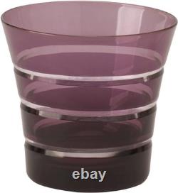 Mixed Color Whiskey Glass Set Mouth-Blown Double Old Fashioned Glasses 6