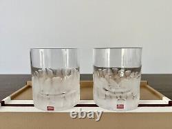 Moser Bar Pebbles Clear Double Old Fashioned DOF Tumbler 370ml / 12.5oz Pair BN