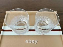 Moser Bar Pebbles Clear Double Old Fashioned DOF Tumbler 370ml / 12.5oz Pair BN