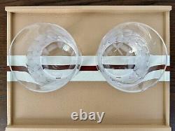Moser Bar Pebbles Clear Double Old Fashioned DOF Tumbler 370ml / 12.5oz Pair BN