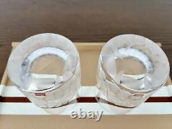 Moser Bar Pebbles Clear Double Old Fashioned DOF Tumbler 370ml / 12.5oz Pair BN