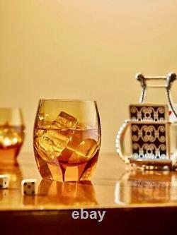 Moser Bar Topaz Double Old Fashioned DOF Tumbler 220ml / 7.3oz Pair BNIB