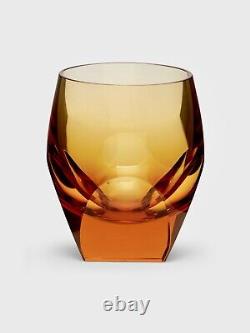 Moser Bar Topaz Double Old Fashioned DOF Tumbler 220ml / 7.3oz Pair BNIB