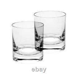 Moser Bar Whisky Clear Double Old Fashioned DOF Tumbler 370ml / 12.5oz Pair BNIB