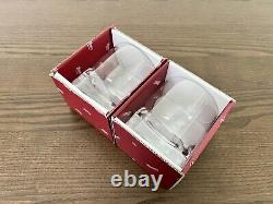 Moser Bar Whisky Clear Double Old Fashioned DOF Tumbler 370ml / 12.5oz Pair BNIB