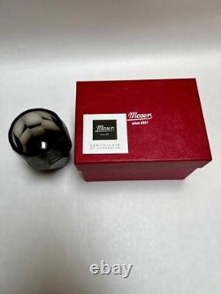 Moser Crystal Cubism Double Old-Fashioned Glass, Smoke