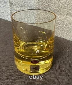 Moser Double Old Fashioned Glasses Set Of 6 Collectible Drinkware H2.6in