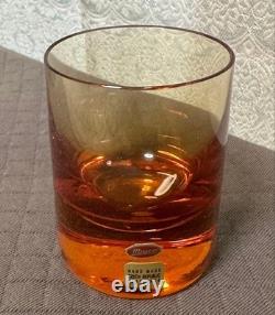 Moser Double Old Fashioned Glasses Set Of 6 Collectible Drinkware H2.6in