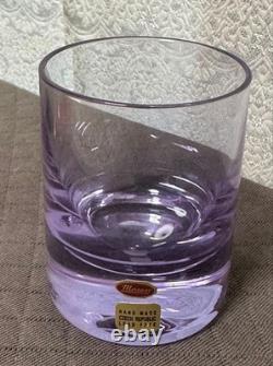 Moser Double Old Fashioned Glasses Set Of 6 Collectible Drinkware H2.6in