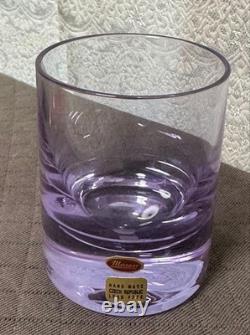 Moser Double Old Fashioned Glasses Tumblers 6 color set H2.5×1.9 withBox