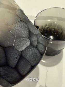 Moser Smoke Pebbles Double Old-Fashioned Glass Set (Set Of 2)