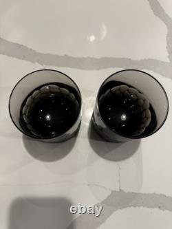 Moser Smoke Pebbles Double Old-Fashioned Glass Set (Set Of 2)