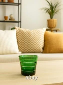 Multicolor Whiskey Glasses Double Old Fashioned (Deshoulières) Set of 6 NWT