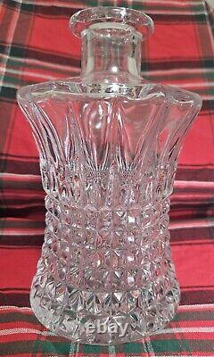 NACHTMANN CRYSTAL Decanter & 6 Double Old FASHIONED WHISKEY Glasses Vintage NEW