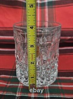 NACHTMANN CRYSTAL Decanter & 6 Double Old FASHIONED WHISKEY Glasses Vintage NEW