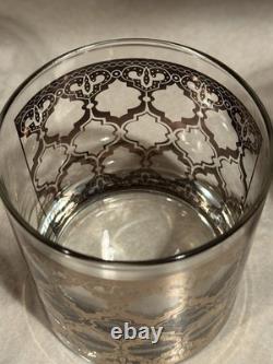 NEW 6 Vintage CULVER GLASS 22K Gold Accent Double Old-Fashioned Lowball Tumblers