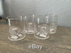 NEW Juliska VICTOR DOF Set of 4 Double Old Fashioned New Czech Hand Made Signed