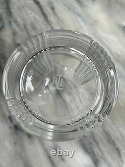 NEW RALPH LAUREN Lead Crystal GLEN PLAID DOUBLE OLD FASHIONED GLASSES 4