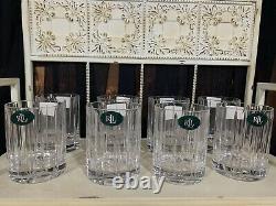 NEW RALPH LAUREN Turner Double Old Fashioned Glasses (8)