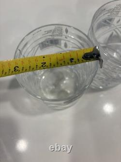 NEW Ralph Lauren Crystal Brogan Classic Set of 4 Double Old Fashioned Glasses