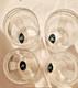 NEW SET OF 4 RALPH LAUREN Lead Crystal GLEN PLAID DOUBLE OLD FASHIONED GLASSES