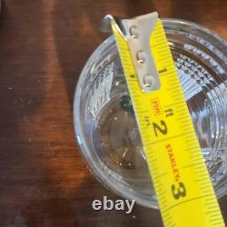 NEW SET OF 4 RALPH LAUREN Lead Crystal GLEN PLAID DOUBLE OLD FASHIONED GLASSES