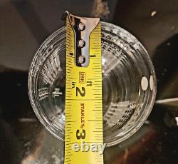 NEW SET OF 4 RALPH LAUREN Lead Crystal GLEN PLAID DOUBLE OLD FASHIONED GLASSES